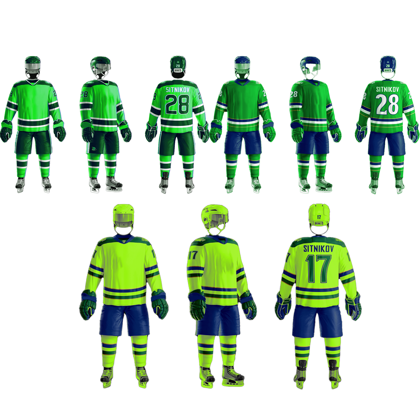 Customized Breathable High Quality Youth Ice Hockey Jerseys