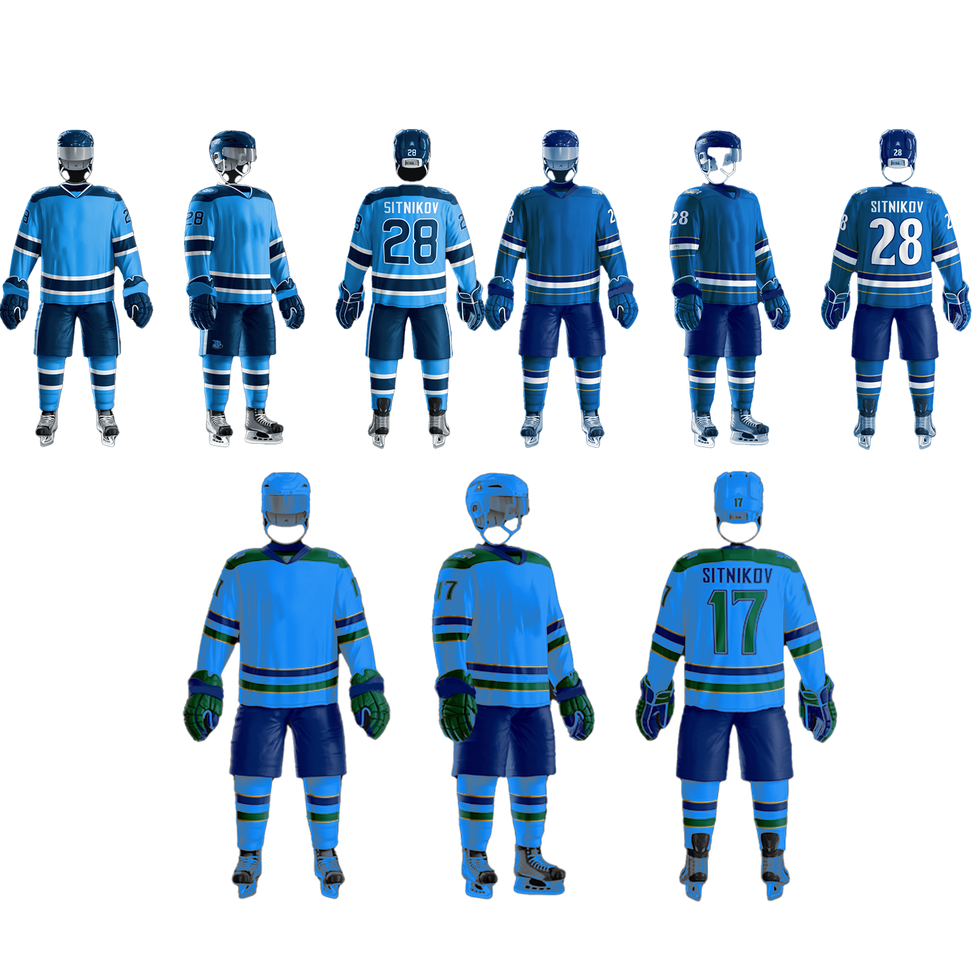 Customized Breathable High Quality Youth Ice Hockey Jerseys