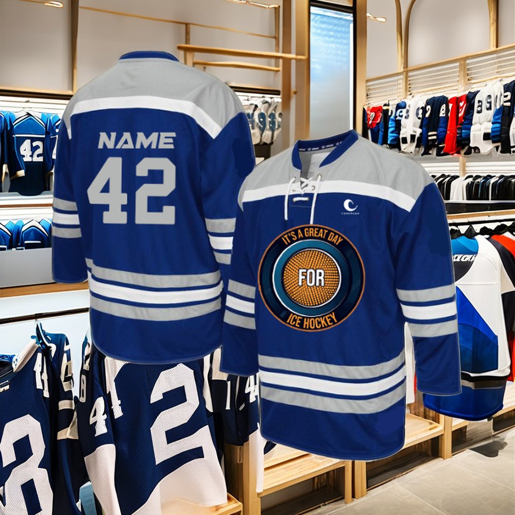 Top Custom Ice Hockey Jerseys Personalised Sublimated Breathable Adult Youth Ice Hockey Wear