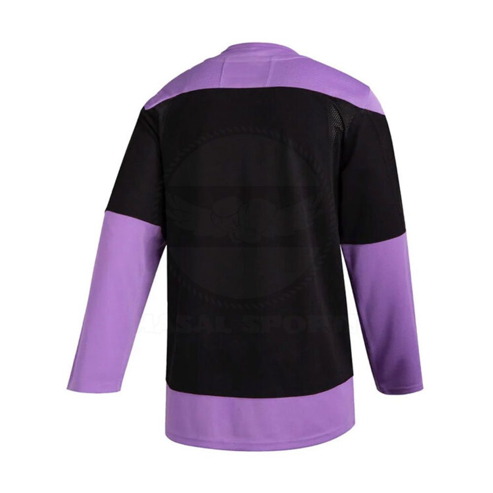 Wholesale Custom Team Field Ice Hockey Jersey Embroidered Polyester Sports Wear for Adults Plain Blank Shirt Set