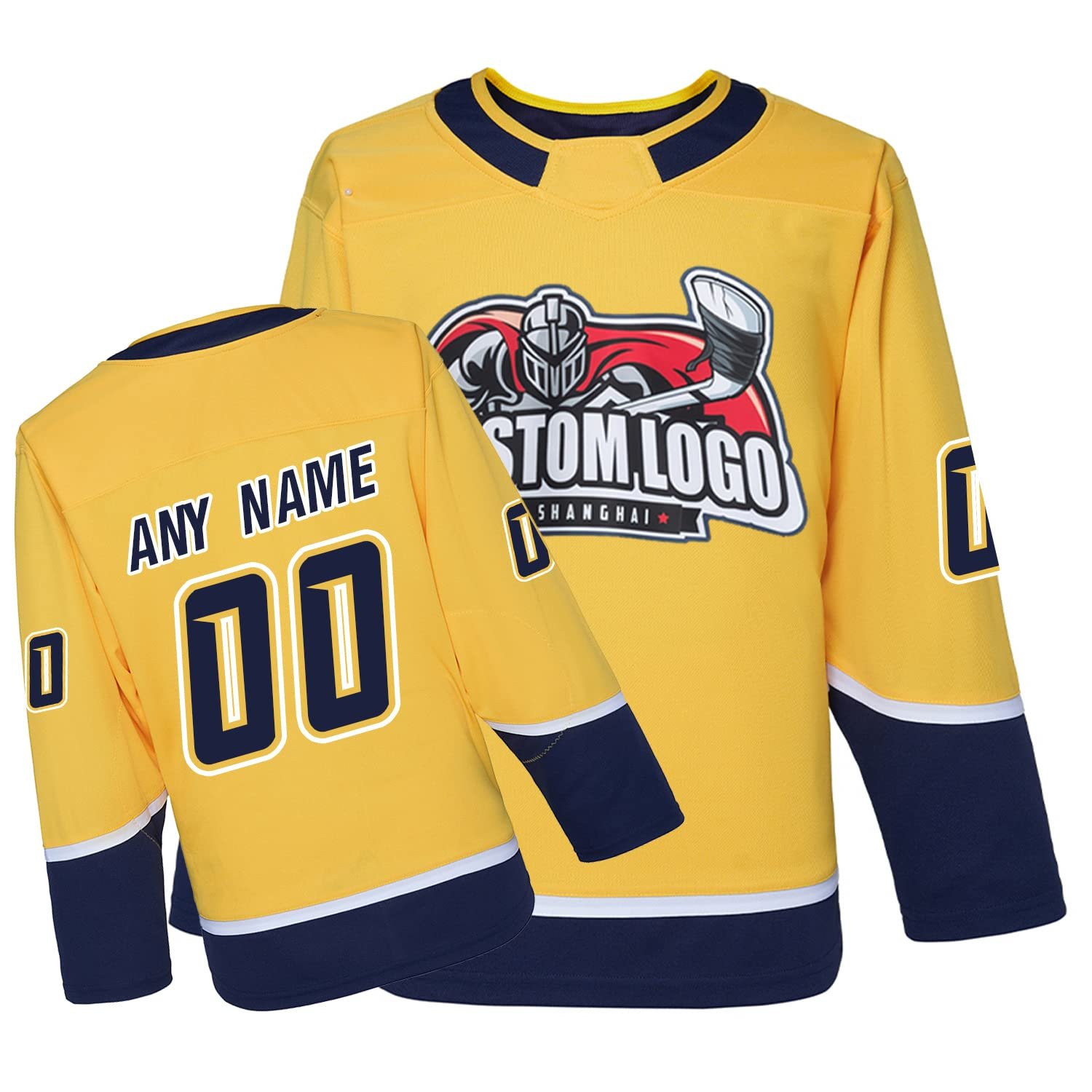 Hot Selling Ice Hockey Jersey Embroidery Mens Cheap Ice Hockey Uniform Long Sleeve Sublimated Hockey Wear
