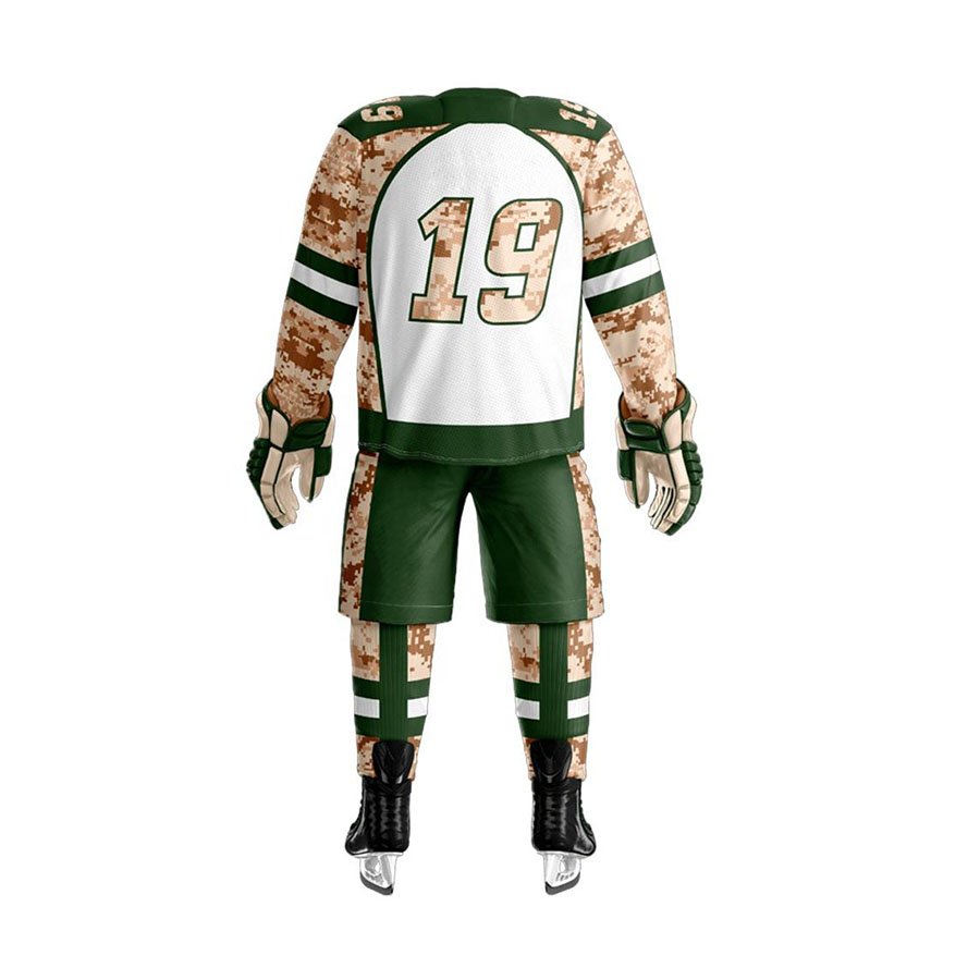 High Quality Men's Ice Hockey Uniforms Unique Design Comfortable Breathable Hot Sale Customizable with OEM Team Name Printed