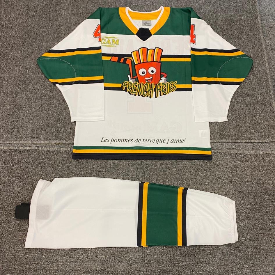 OEM your design and logo stitched hockey jersey sublimated hockey jersey reversible hockey jersey