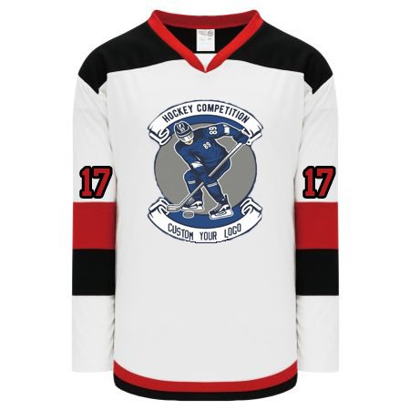 100% Polyester Breathable Fabric sublimated ice hockey jersey ice hockey wear practice jersey