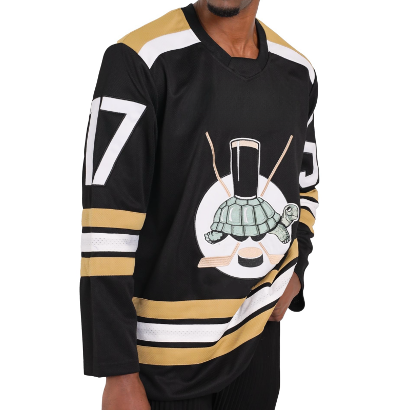 Stylish 100% Polyester Men's Ice Hockey Jerseys Embroidered Breathable Athletic Shirt Ice Hockey Uniform