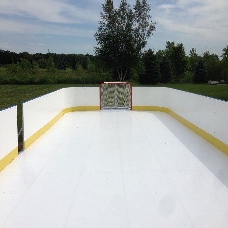 1.95x1.57 Plastic Skating Sheet Portable Hockey Training Board Synthetic Ice Rink