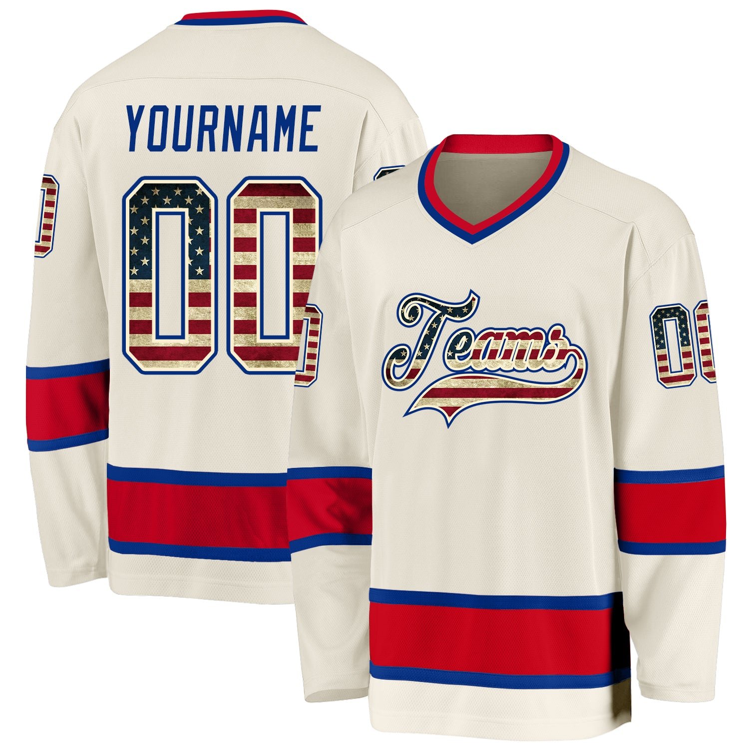 Custom hockey jersey america patriotic black vintage usa sublimation ice hockey jersey uniform