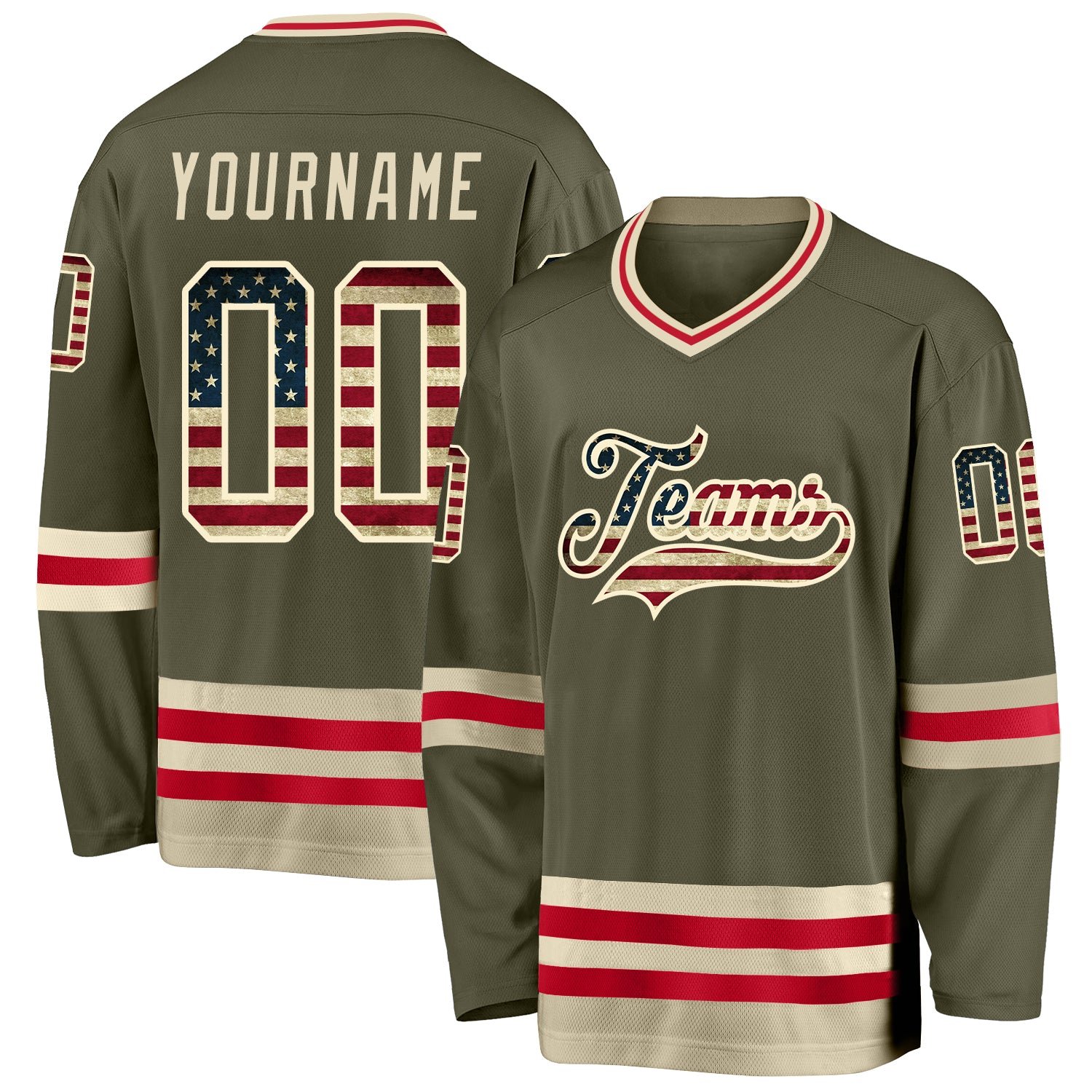 Custom hockey jersey america patriotic black vintage usa sublimation ice hockey jersey uniform