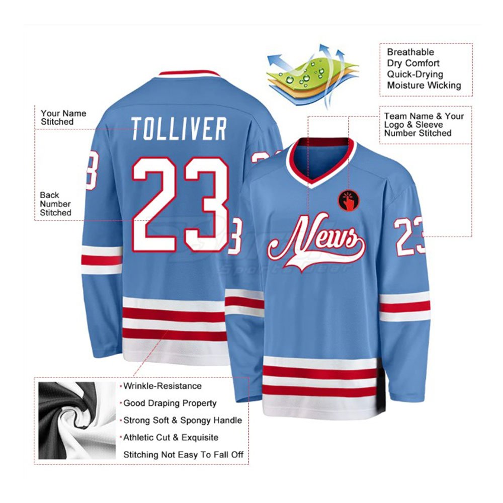 Pakistan Manufacturer Low Moq Men's Ice Hockey Jersey Sports Wear Plus Size Ice Hockey Jersey