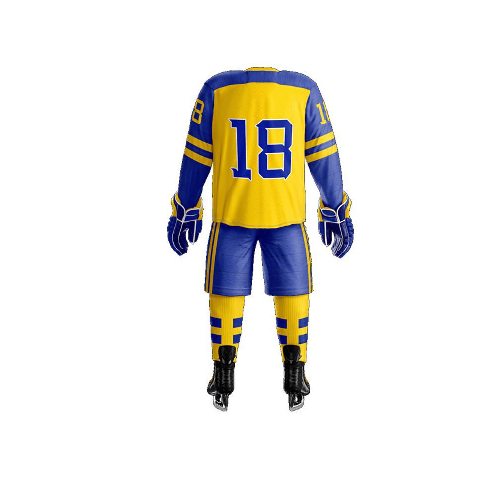 OEM Sublimated Digital printing Hockey Jerseys Custom Embroidery Logo Ice Hockey Uniforms Ice Hockey Jersey
