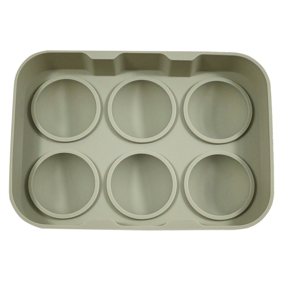 Whiskey Hockey Silicone Mold Foldable Reusable Food Grade Square Large Ice Cube Tray Silicone Ice Cube Molds Trays For Freezer