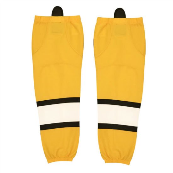 100% Polyester Ice Hockey Sport Socks High Quality Men Women Hockey Socks Performance Striped Socks
