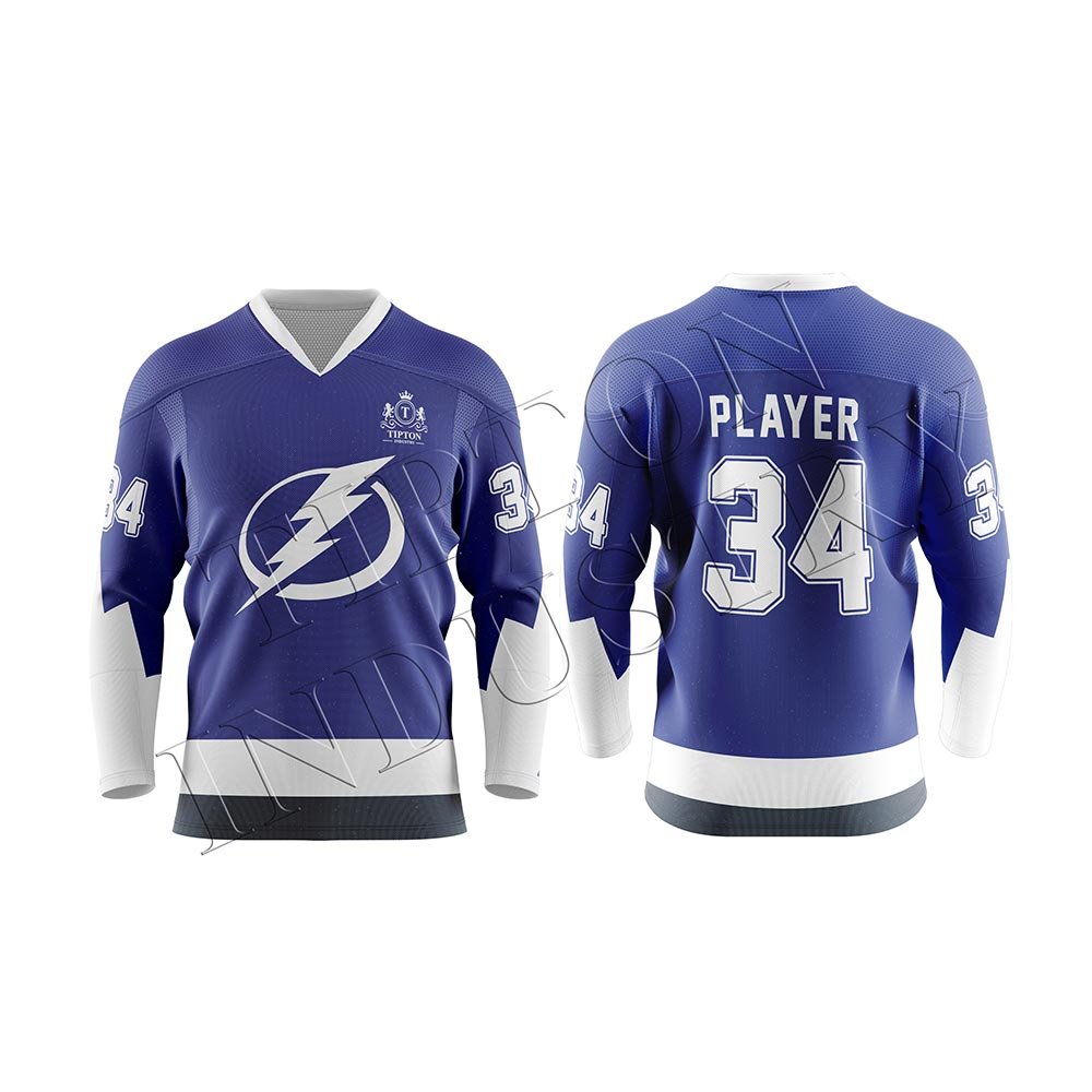 Best Quality Lightweight Sublimation Multi Color Ice Hockey Jersey Team Wear Training Outdoor Sportswear Ice Hockey Jersey 2024