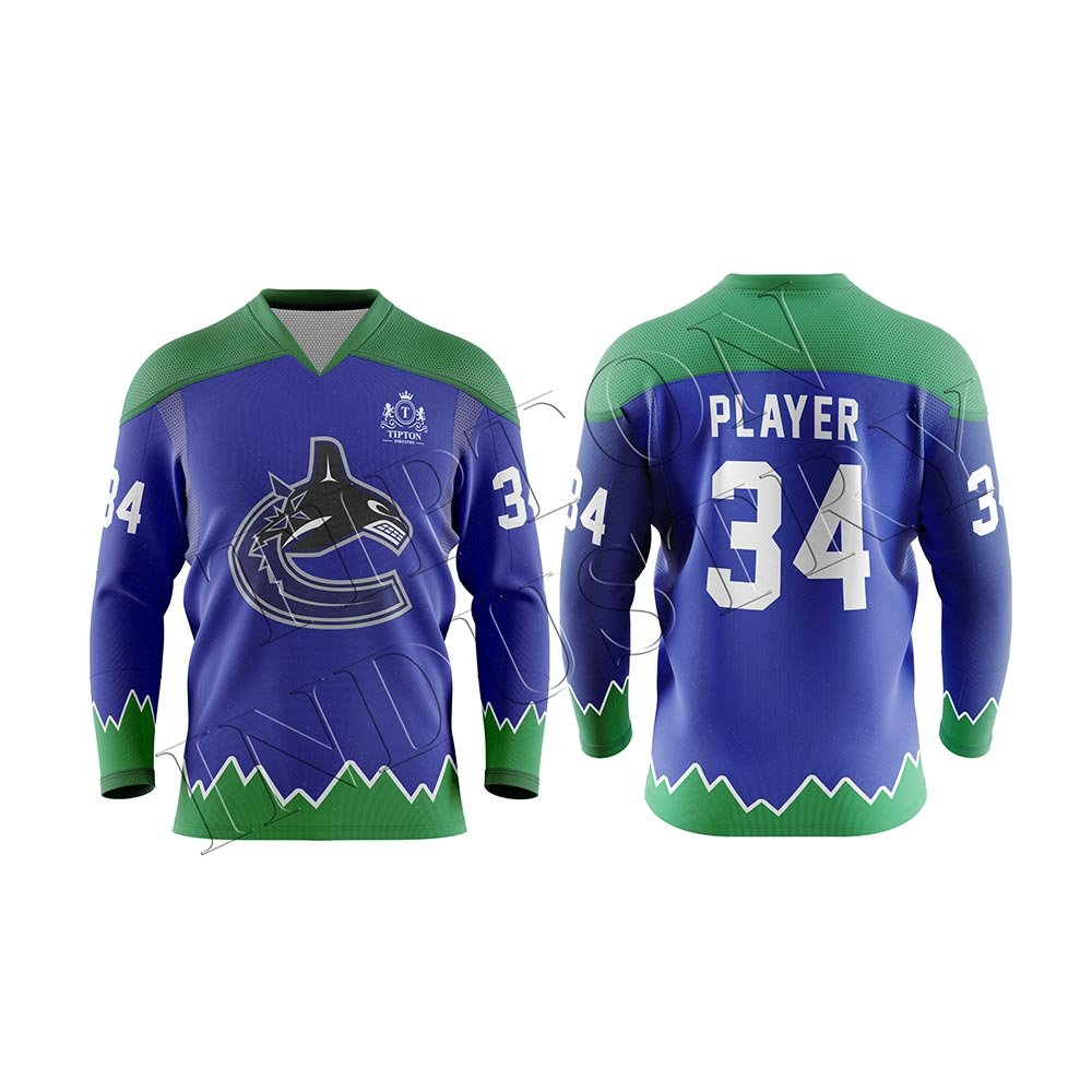 Best Quality Lightweight Sublimation Multi Color Ice Hockey Jersey Team Wear Training Outdoor Sportswear Ice Hockey Jersey 2024