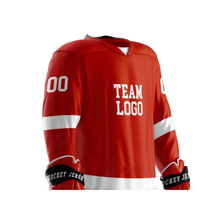 Wholesale tackle twill hockey jerseys socks sublimated custom youth ice hockey jersey nameplates