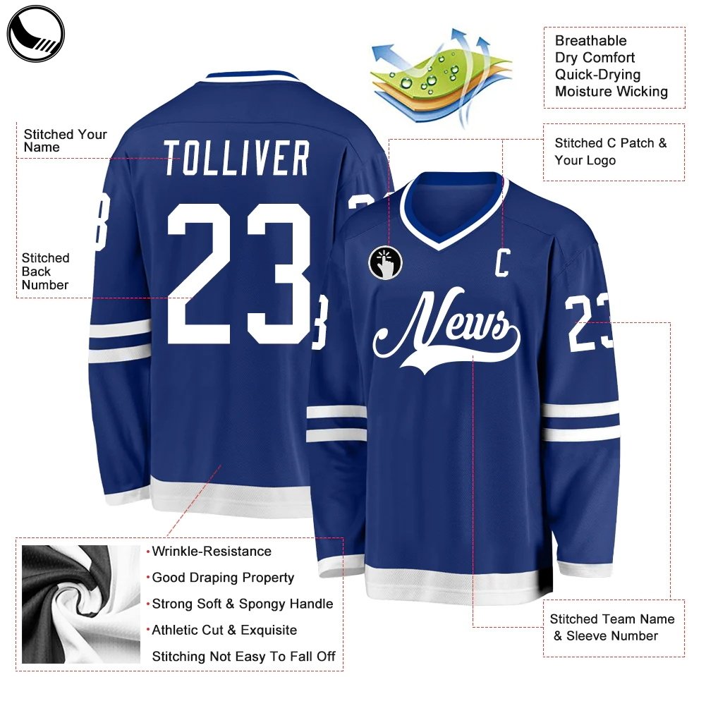 BETHERIVAL Factory Direct Sales Hockey Jersey Custom Gsm Embroidery Tackle Twill Ice Hockey Wear