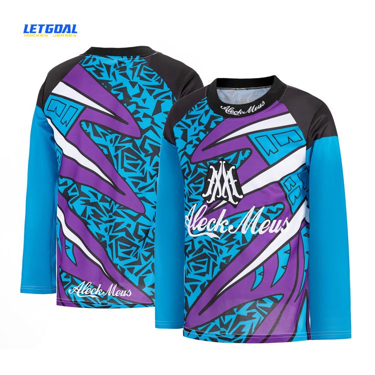 Factory Direct Sale Professional Polyester Customized Embroidery Tackle Twill Ice Hockey Jersey