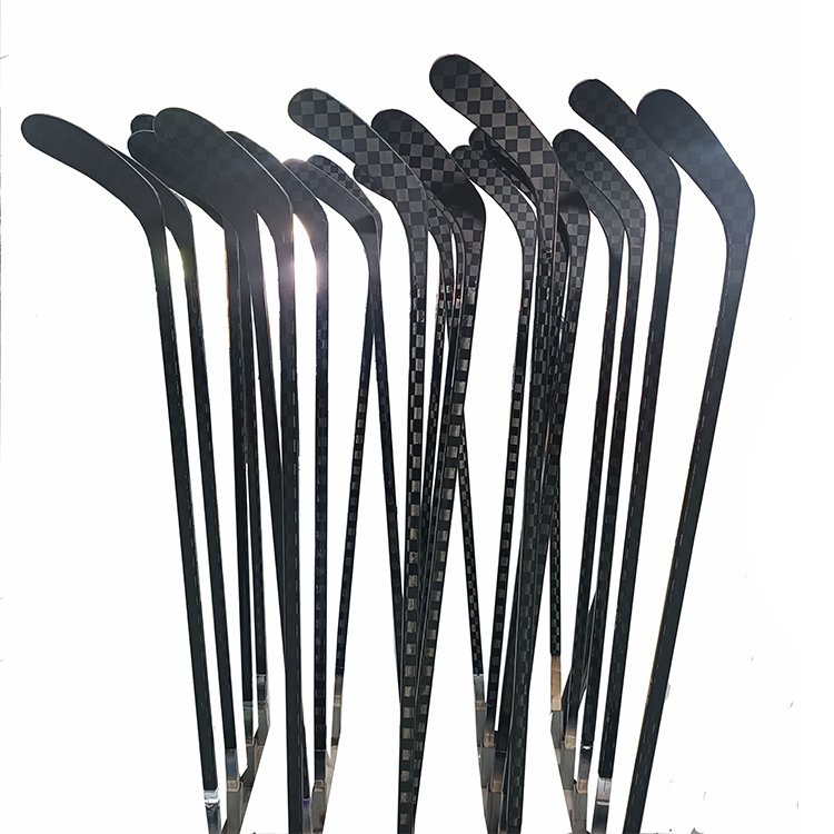 Light Weight 375g ABS Blade Fiber Street Ice Hockey Sticks Flex 75 85 95 Hockey Stick for Adult