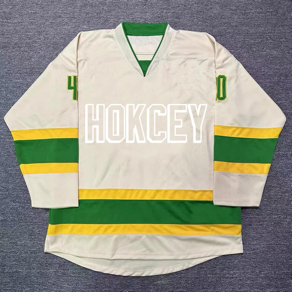 Custom team design logo ice hockey jerseys Reversible, sublimated, embroidered logo fast turnaround hockey wear jersey stitched