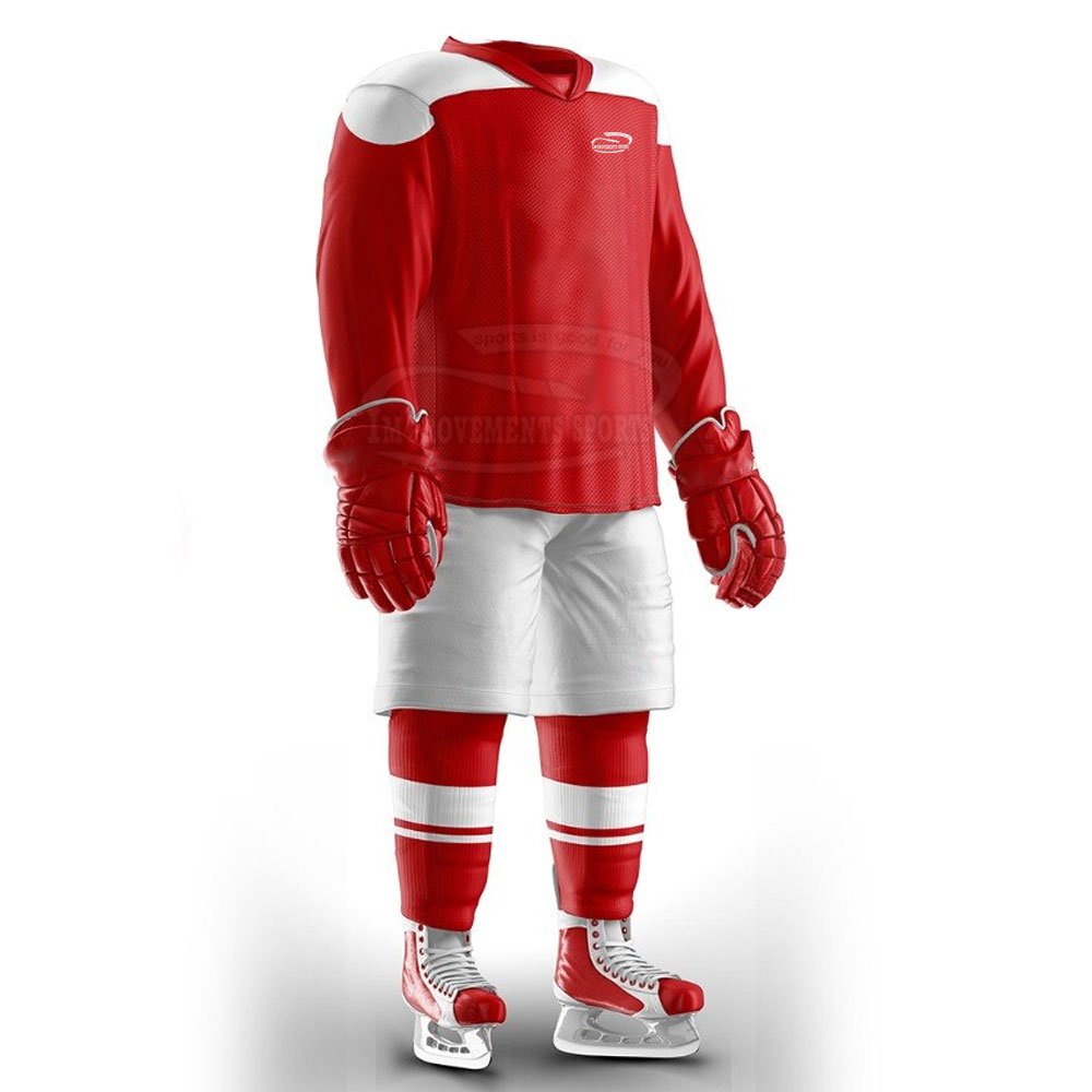 2024 Newest Style Custom Ice Hockey Uniforms 100% Polyester Fabric Men's Ice Hockey Uniform