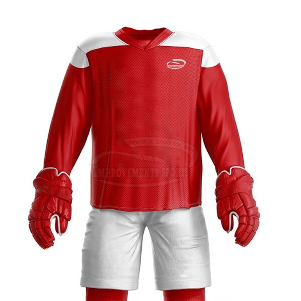 2024 Newest Style Custom Ice Hockey Uniforms 100% Polyester Fabric Men's Ice Hockey Uniform