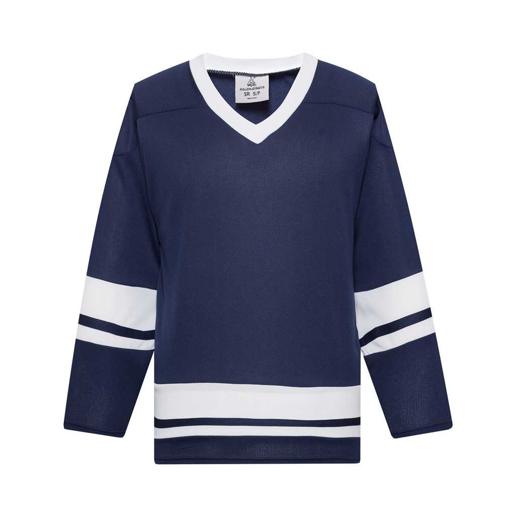 H400 manufacture in stock Ealer logo 100 polyester wholesale cheap blank youth team practice ice hockey jersey
