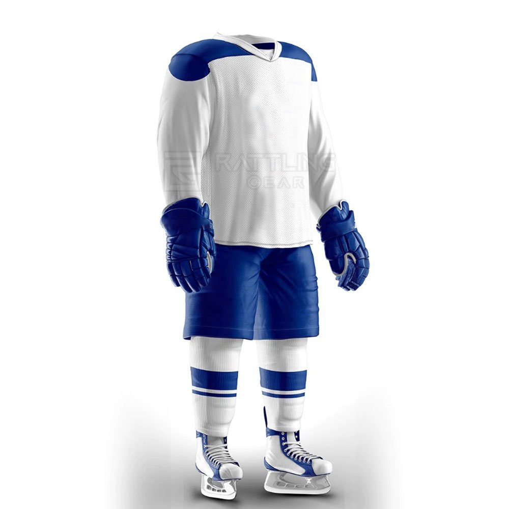 Private Label Polyester Made Ice Hockey Uniform Best Selling Light Weight Ice Hockey Uniform