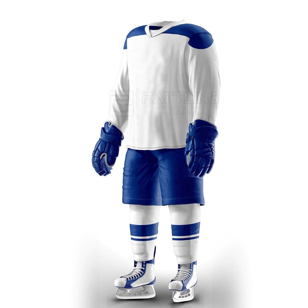 Private Label Polyester Made Ice Hockey Uniform Best Selling Light Weight Ice Hockey Uniform