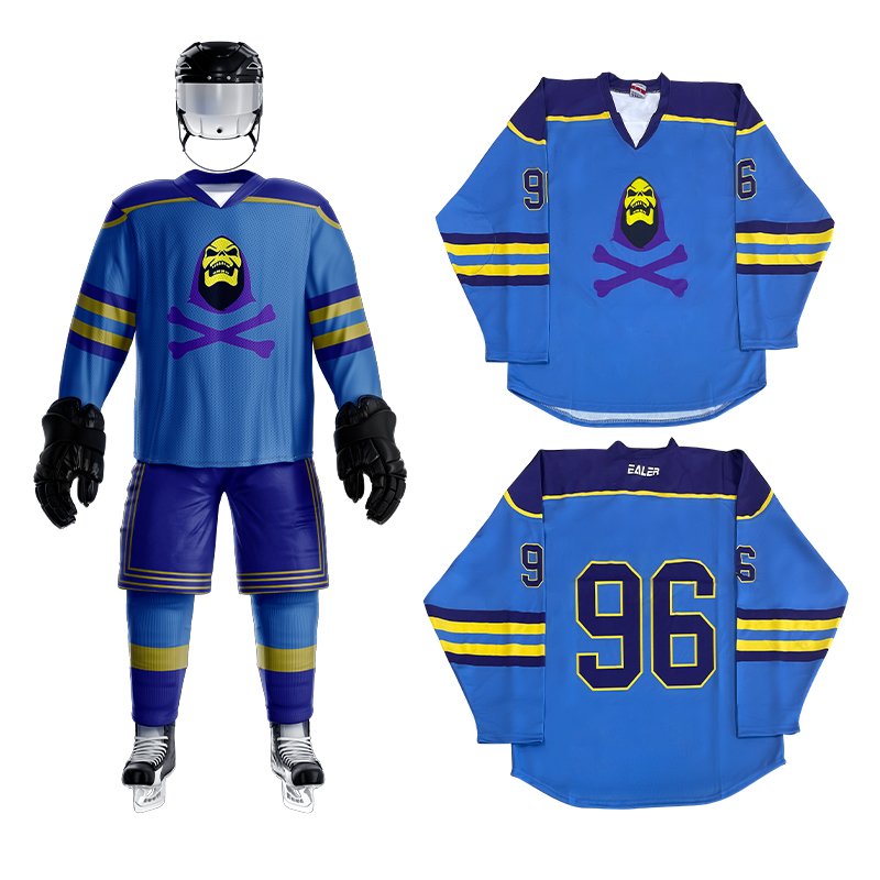 Custom Youth Ice Hockey Uniform Cheap Embroidered Logo Ice Hockey Jersey sublimated hockey jersey