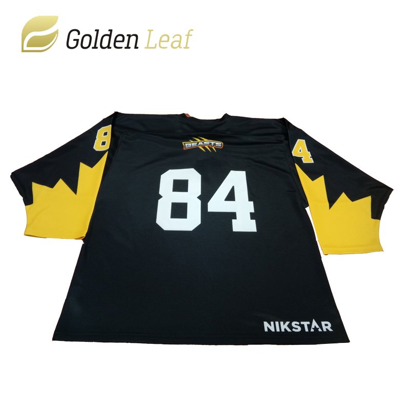 high quality Custom Sublimed printed hockey team wear 100% polyester custom design hockey Jersey