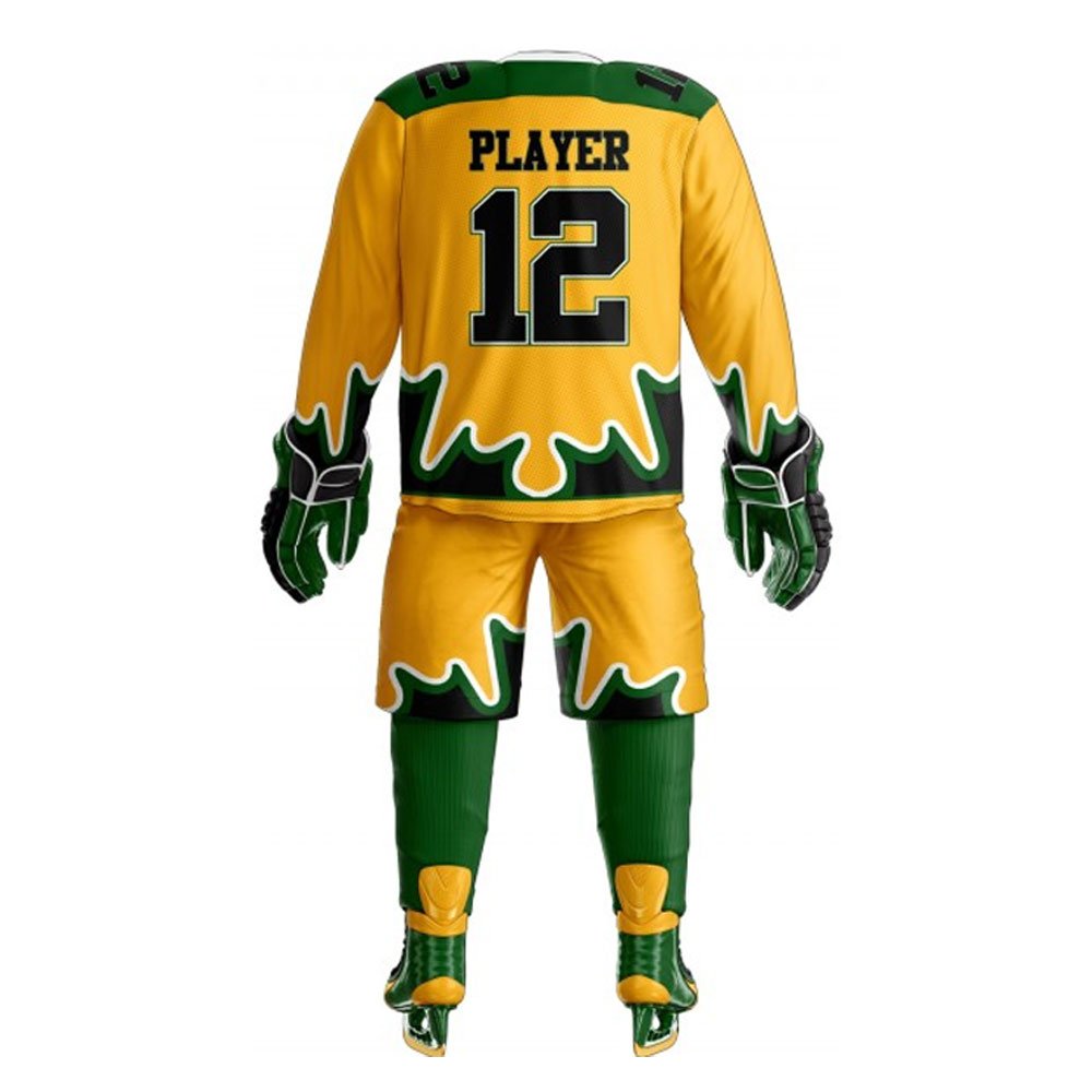Sports Wear Ice Hockey Uniform Winter Wear Long Sleeve V-Neck Polyester Made Ice Hockey Uniform