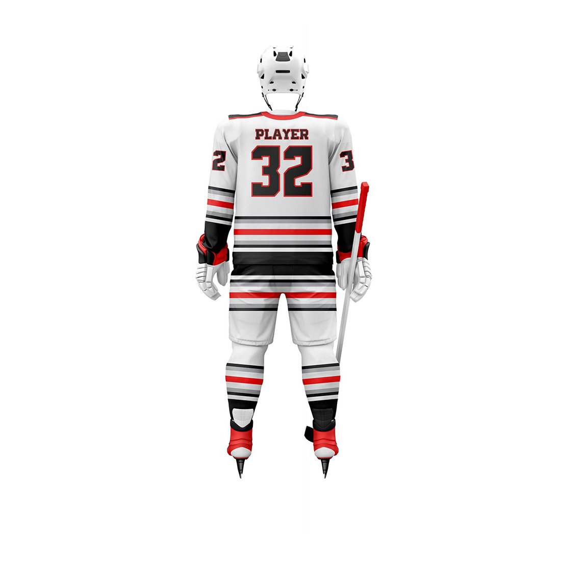 Most Popular Design Your Own Logo Ice Hockey Uniform Plus Size Ice Hockey Uniform For Adult Online Sale