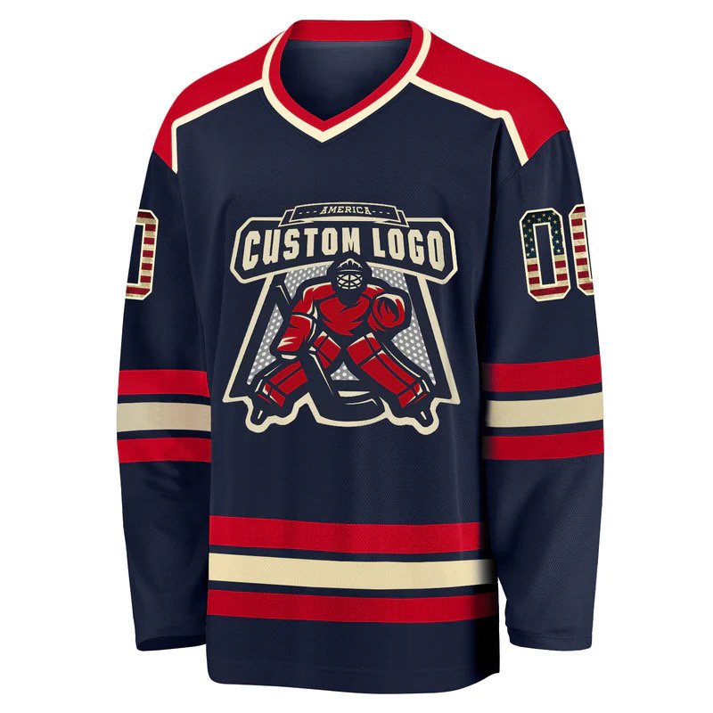 OEM factory hockey jersey fabric hockey jersey manufacturer jersey hockey ice for team