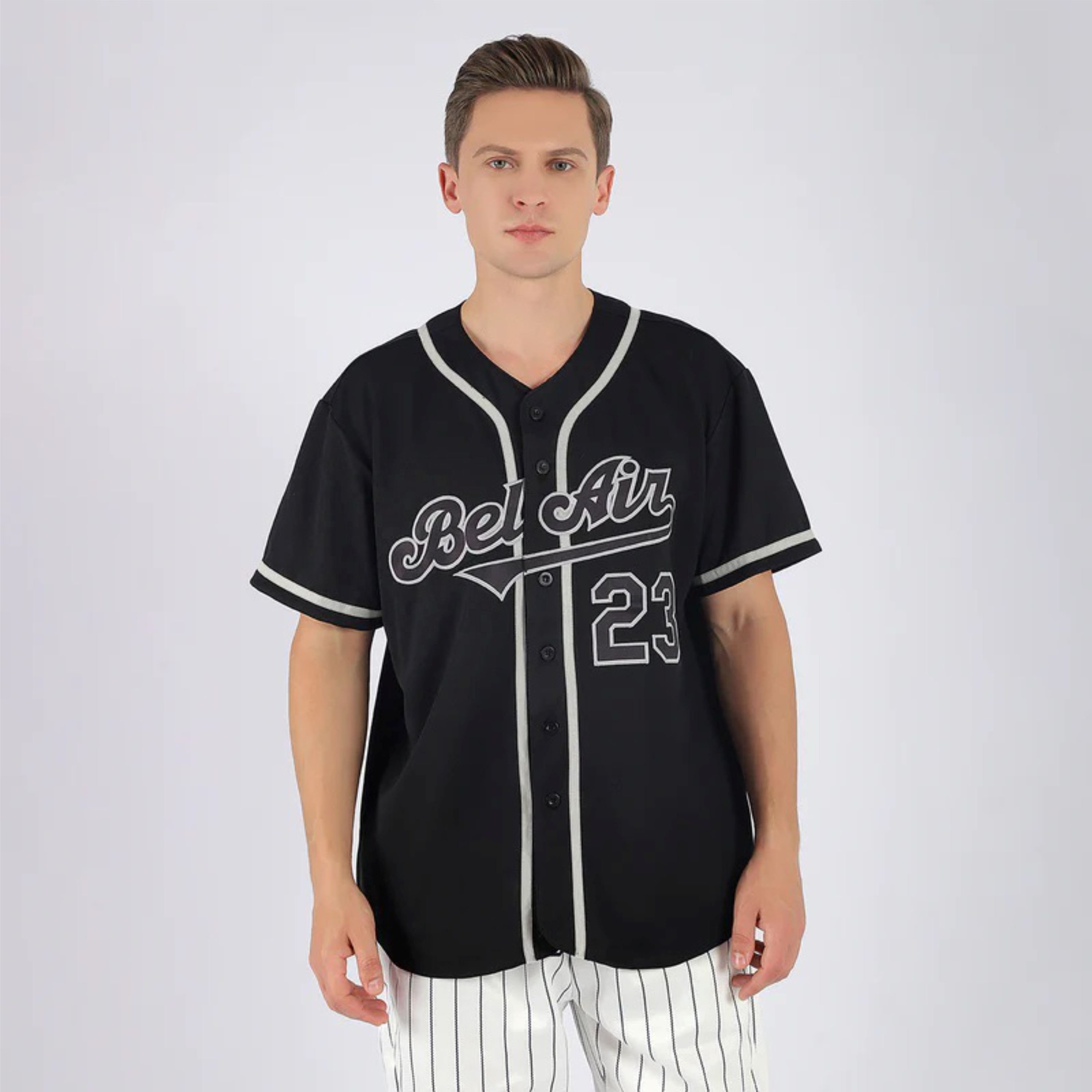 Wholesale 100%Polyester Sublimation Durable Baseball Jersey High Quality Fabric Perfect for Team Sports Fans and Casual Outfits