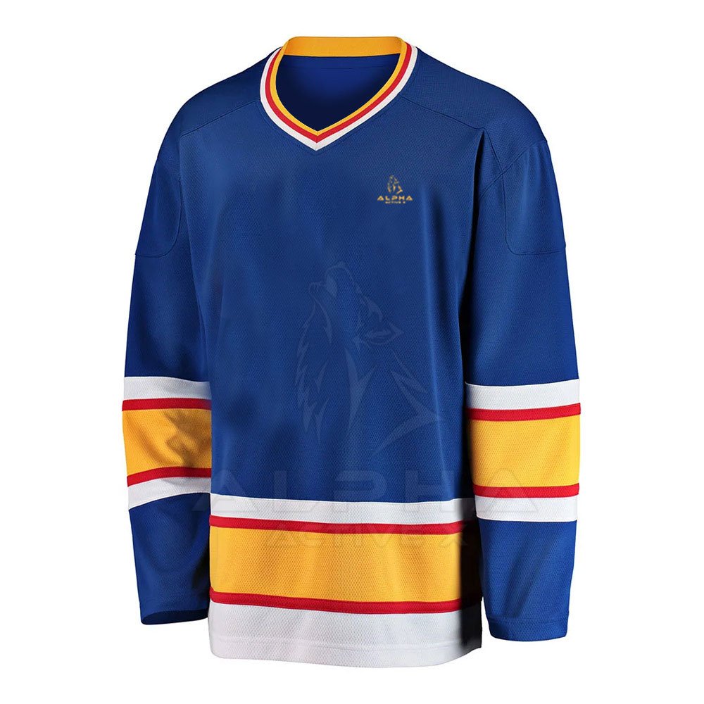 Professional Custom Made Men's Ice Hockey Jersey Durable Breathable with New Design & OEM Team Printing for Adults Training