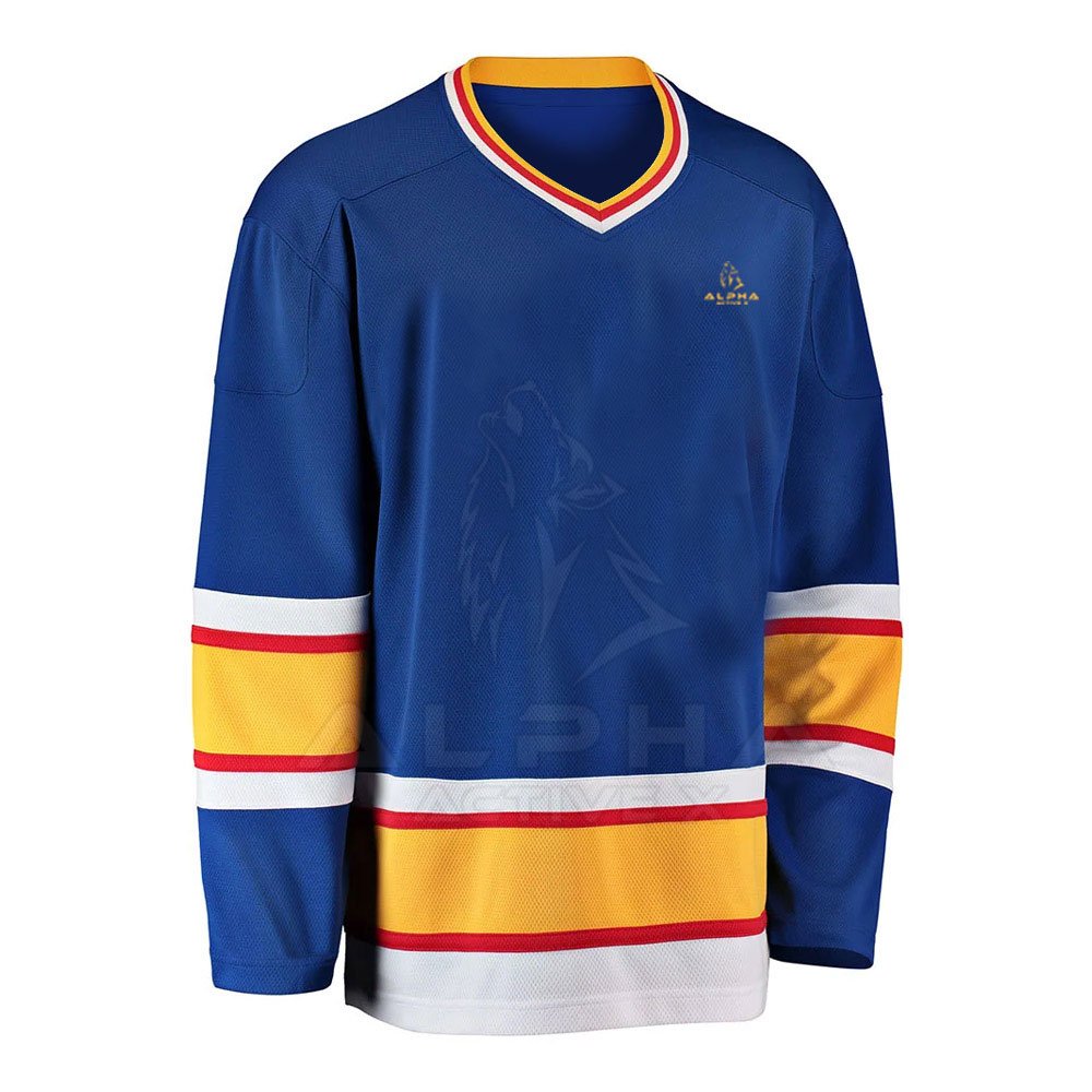 Professional Custom Made Men's Ice Hockey Jersey Durable Breathable with New Design & OEM Team Printing for Adults Training