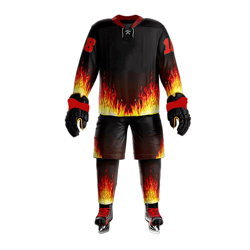 Plus Size Customized Manufactured Ice Hockey Pant Shell For Ice Hockey Uniform Customized Unique Hockey Jersey Uniform