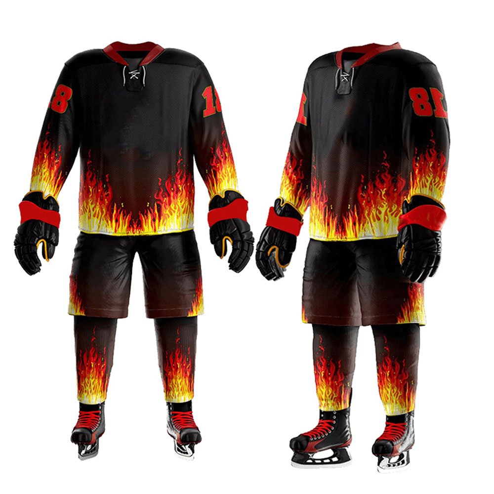 Plus Size Customized Manufactured Ice Hockey Pant Shell For Ice Hockey Uniform Customized Unique Hockey Jersey Uniform