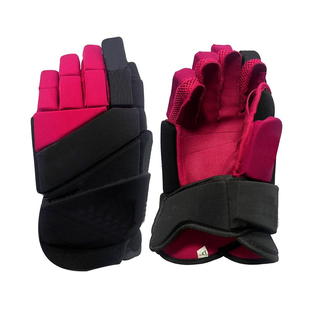 2023 Professional Ice Hockey Gloves Customized Field Hockey Gloves Indoor Hockey Glove Premium Edition