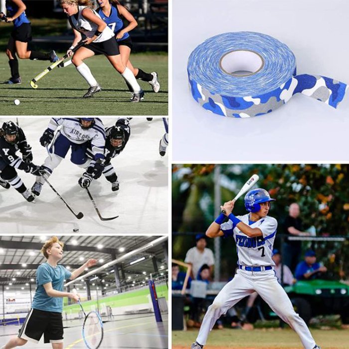 Wholesale 2.5cm x 25m Grip Sticks Tape Cotton Blends Ice Field Hockey Stick Grip Tape