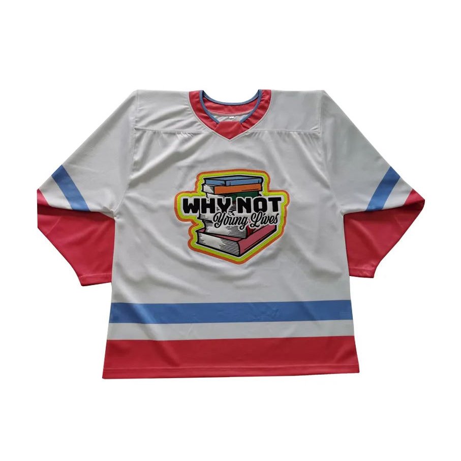 100% mesh polyester most popular ice hockey wear custom ice hockey team jersey hockey uniform red