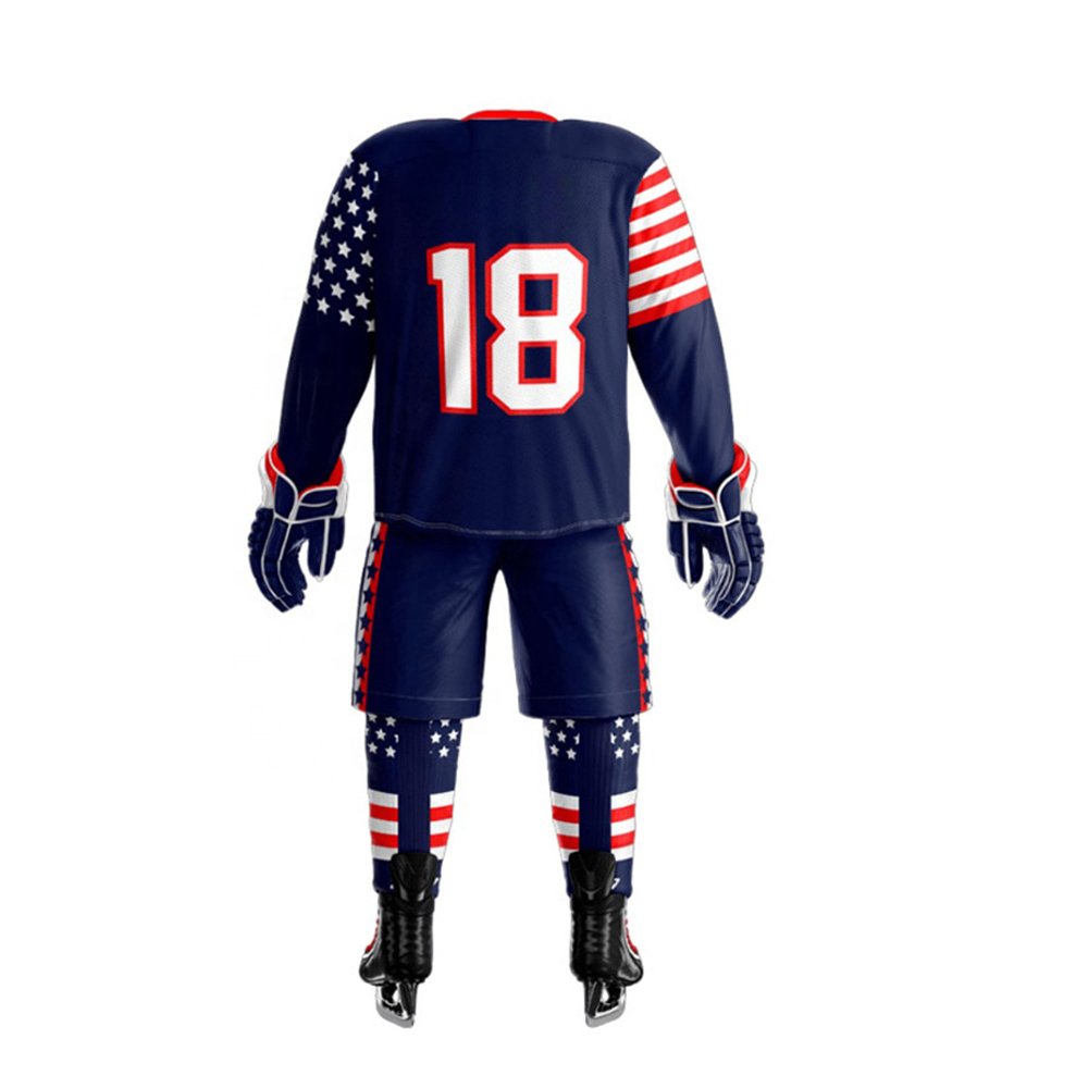 Men Premium Quality Ice hockey jersey customize logo comfortable size full sleeve ice hockey uniforms