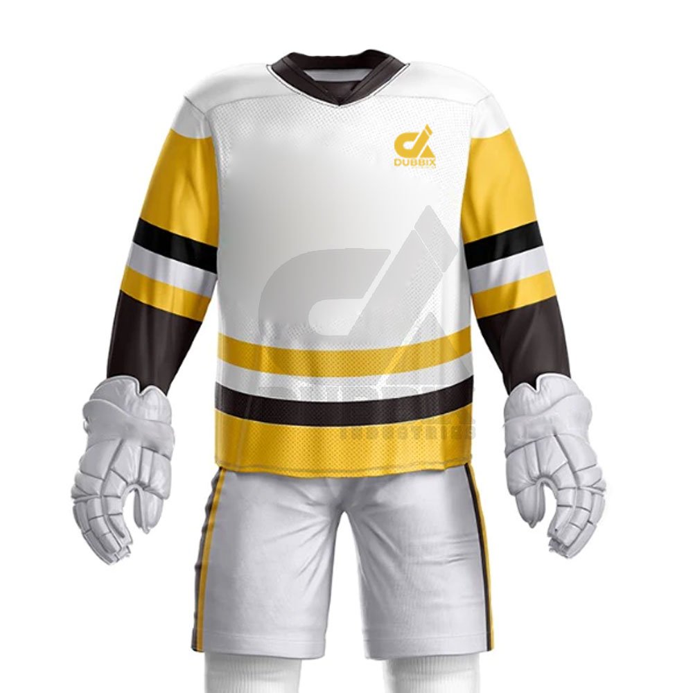 Made In Pakistan Men's Ice Hockey Uniforms Sports Wear Plus Size Cheap Price Ice Hockey Uniform
