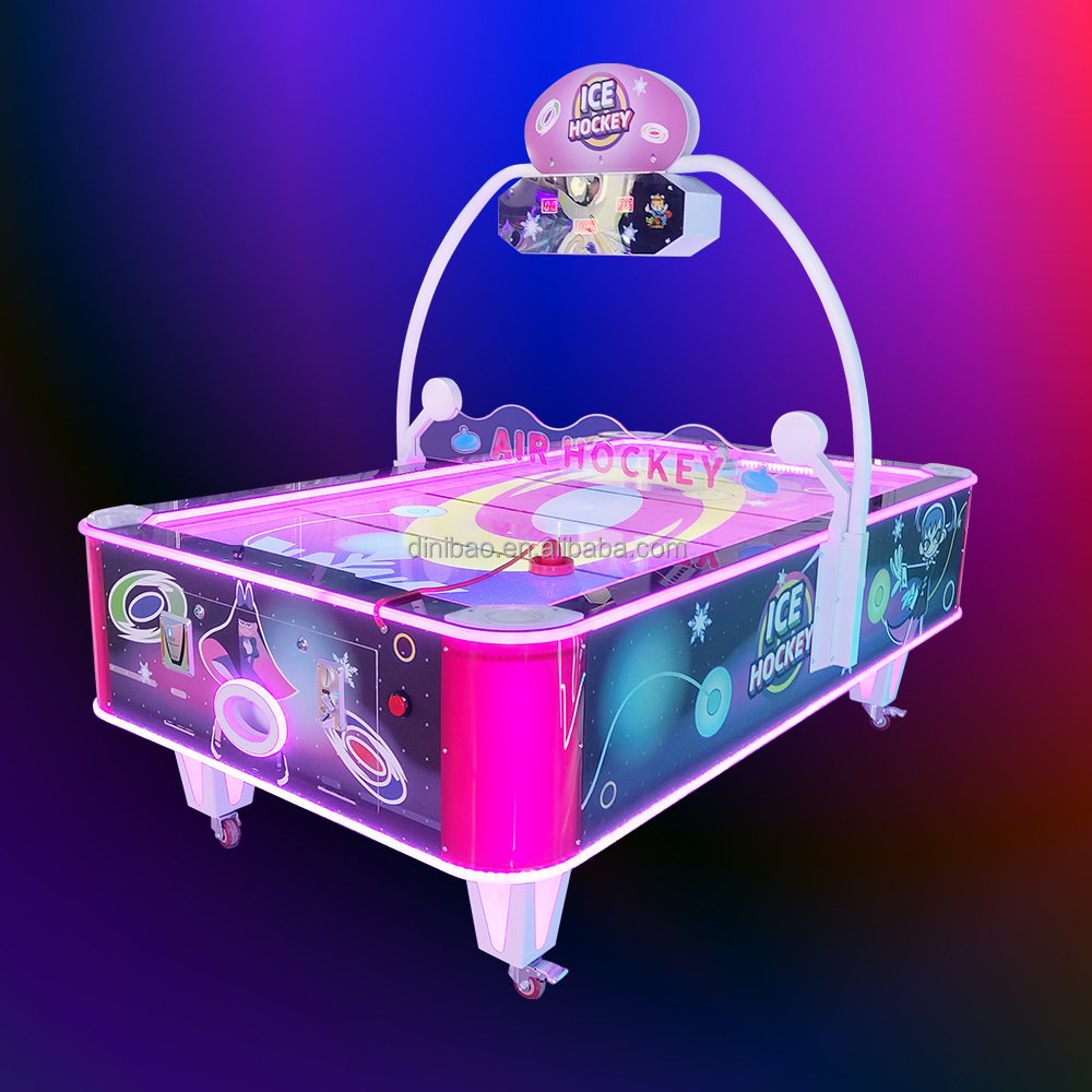 2024 Indoor Amusement Game Arcade Machine Coin Operated Air Hockey Table Sport Games Ice Hockey Game Machine