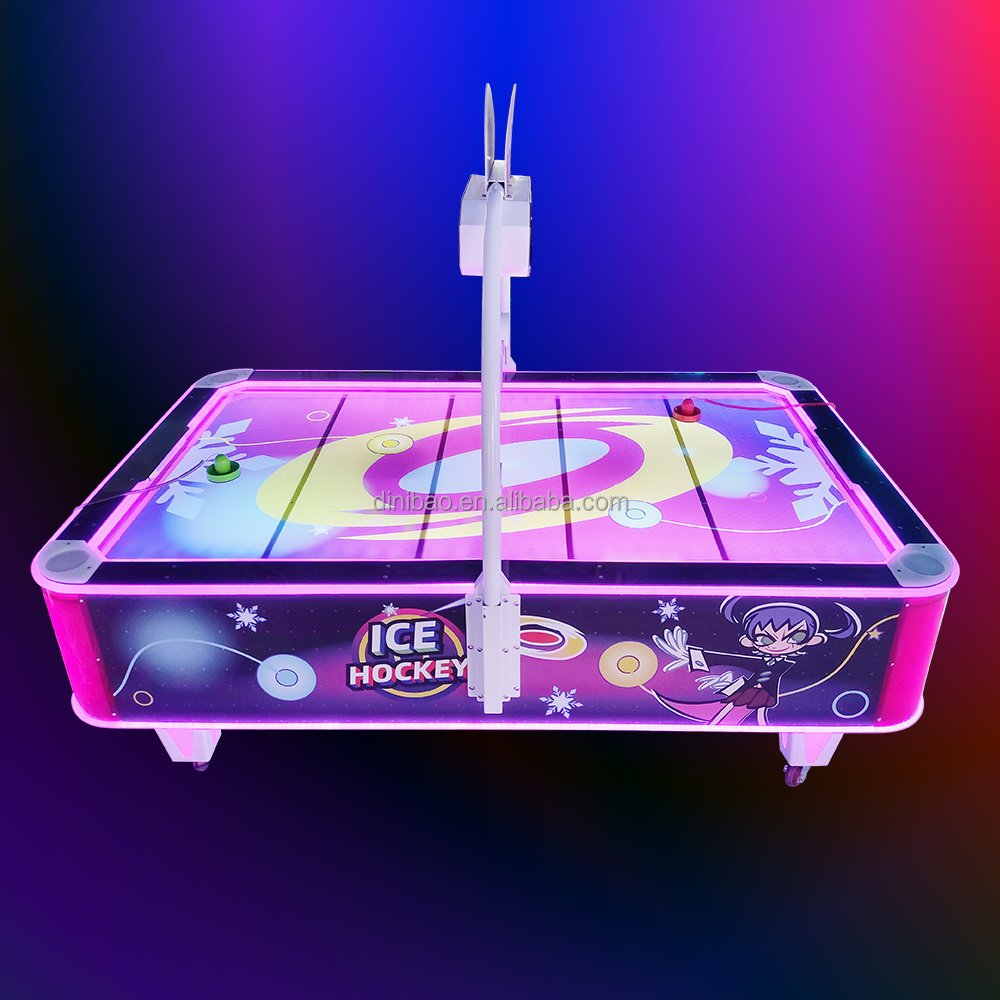 2024 Indoor Amusement Game Arcade Machine Coin Operated Air Hockey Table Sport Games Ice Hockey Game Machine