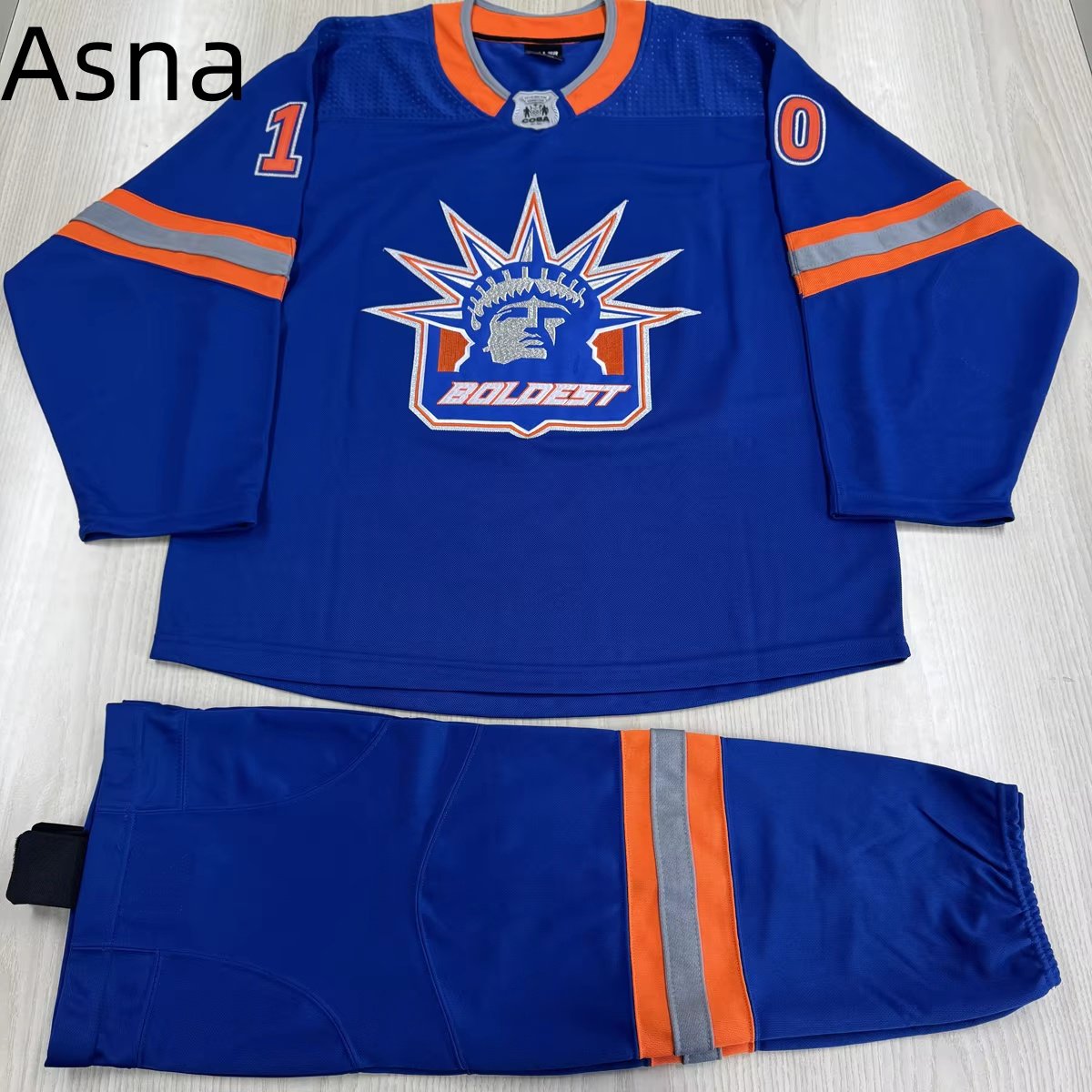 Unisex Custom Embroidery Applique Ice Hockey Jersey Adult Made Blank Wear OEM Service Customizable Team Name-Style Shirt