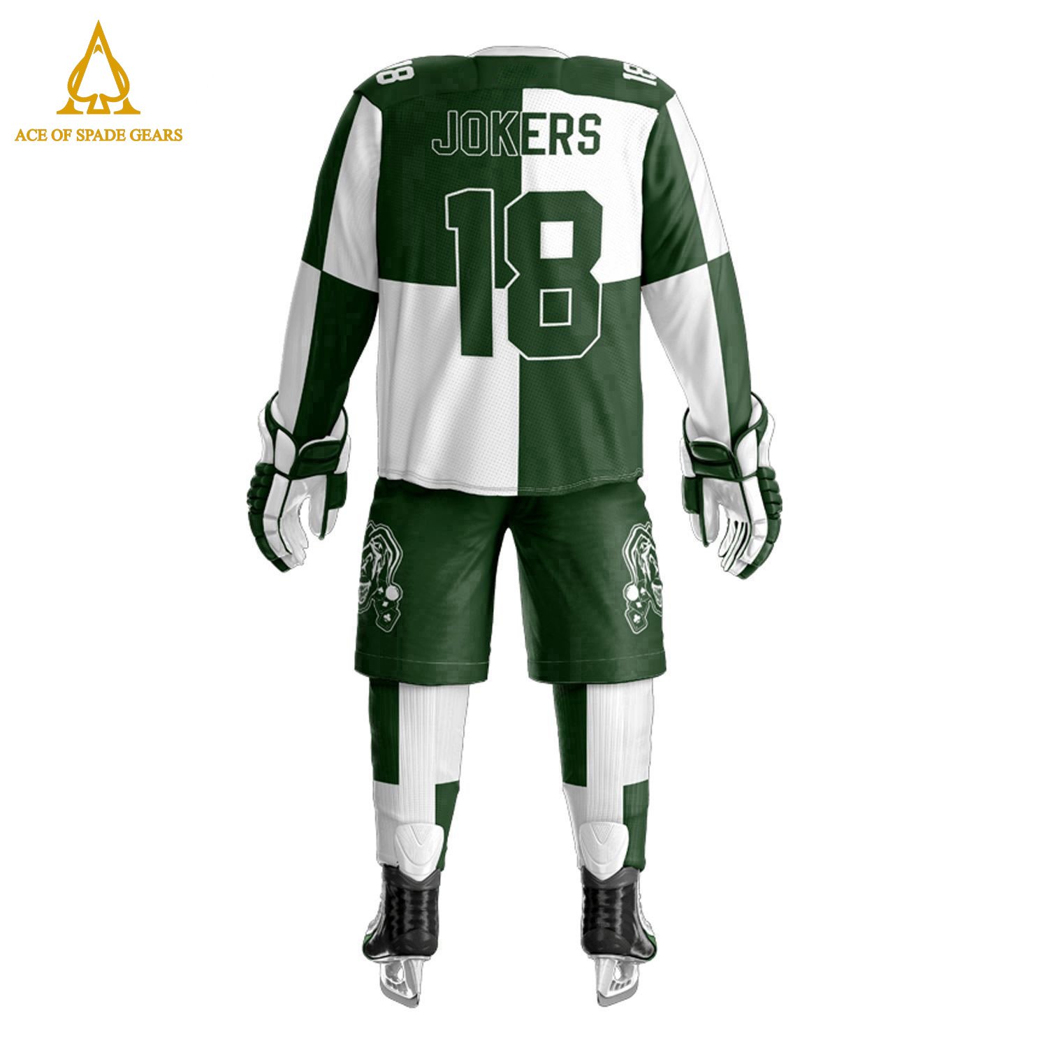 Wholesale Sublimation Team Name Logo High Quality Ice Hockey Uniform Breathable Hockey Jersey Sets