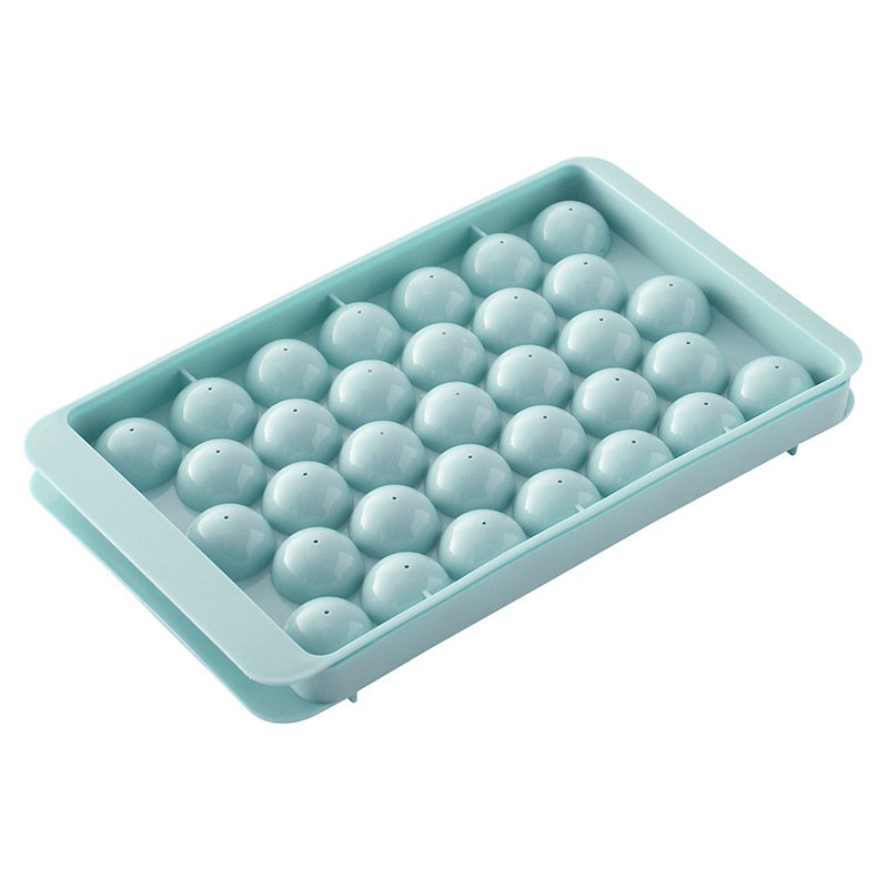 Ice lattice spherical refrigerator frozen ice block mold with lid homemade edible round ice hockey