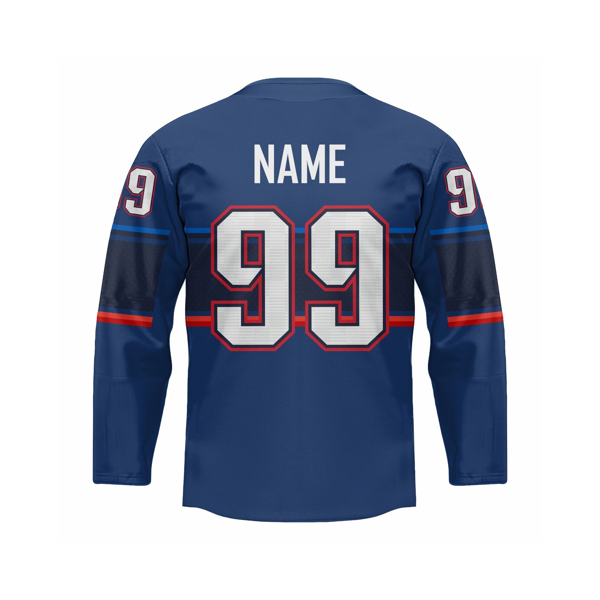 Custom made team sports men hockey jersey tackle twill logo american hockey jersey sublimation