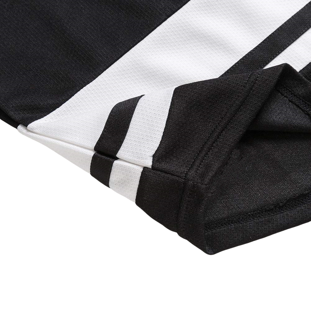 OEM Fashion Black And White Sublimation Ice Hockey Jersey Breathable Pro Ice Hockey Uniform